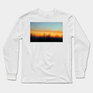 North Carolina Mountain Sunset Long Sleeve T-Shirt